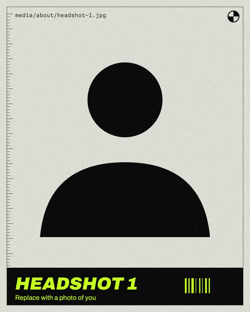Placeholder for the artist's headshot